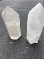 Bergkristalpunt 2 x, Verzamelen, Mineralen en Fossielen, Ophalen of Verzenden