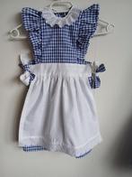 Ot en Sien jurkje Blauw/wit maat 86, Kinderen en Baby's, Carnavalskleding en Verkleedspullen, Verzenden, Nieuw, 104 of kleiner