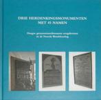 DEN HAAG Drie herdenkingsmonumenten met 45 namen., Boeken, Oorlog en Militair, Ophalen of Verzenden, Tweede Wereldoorlog, Zo goed als nieuw