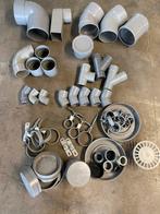 Hulstukken PVC, Doe-het-zelf en Verbouw, Buizen en Afvoer, Bochten, Pvc, Ophalen of Verzenden, Zo goed als nieuw