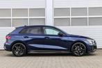 Audi A3 Sportback 30 TFSI 110pk S-tronic S-Line Edition | Sf, Auto's, Stof, Gebruikt, Blauw, Bedrijf