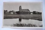 ameland - hollum ned. herv. kerk fotoglanskaart gelopen jare, Verzenden, 1940 tot 1960, Gelopen, Waddeneilanden