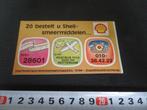 sticker bestel shell smeermiddelen verkoopmij pernis, Ophalen, Zo goed als nieuw, Bedrijf of Vereniging