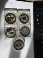 Kookaburra (Australië) 2 ounce munten, Zilver, Ophalen of Verzenden, Losse munt, Overige landen