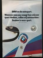 BMW M Autosport/ Motorsport brochure 1978, Boeken, Auto's | Folders en Tijdschriften, Ophalen of Verzenden, Gelezen, BMW