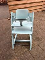 Stokke tripp trapp kinderstoel aqua blue babyset triptrap, Ophalen, Gebruikt, Meegroeistoel, Stoelverkleiner
