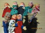 Vintage poppenkastpoppen, Kinderen en Baby's, Speelgoed | Poppen, Gebruikt, Ophalen of Verzenden