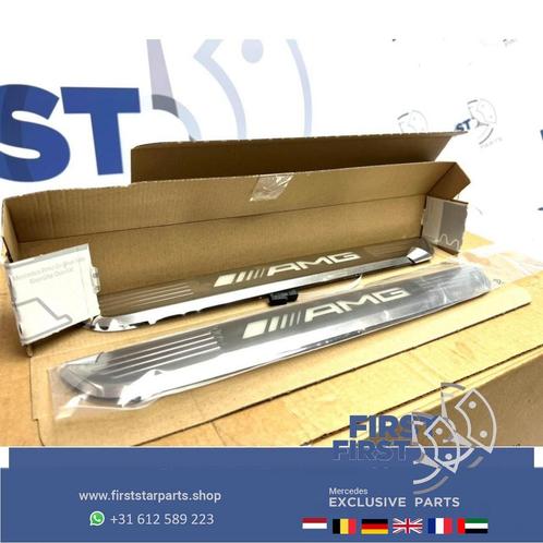 MERCEDES AMG LED INSTAP LIJSTEN SET DORPELLIJSTEN W176 W117, Auto-onderdelen, Carrosserie en Plaatwerk, Mercedes-Benz, Links, Gebruikt