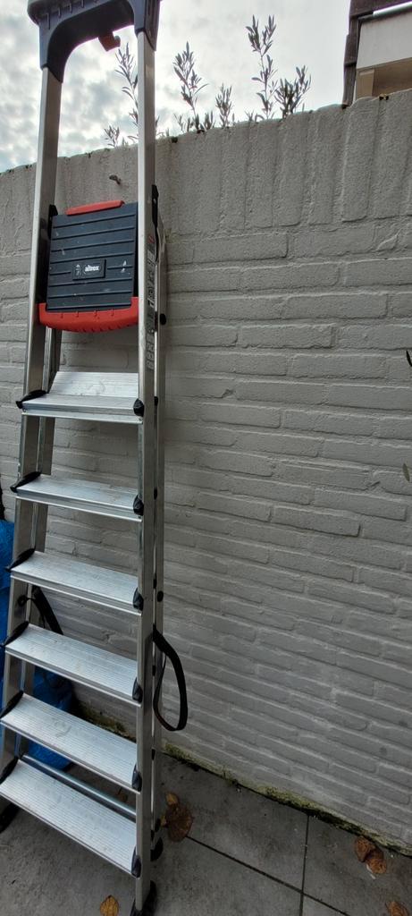 Altrex Double Decker Trap 1x7, Doe-het-zelf en Verbouw, Ladders en Trappen, Gebruikt, Trap, 2 tot 4 meter, Ophalen