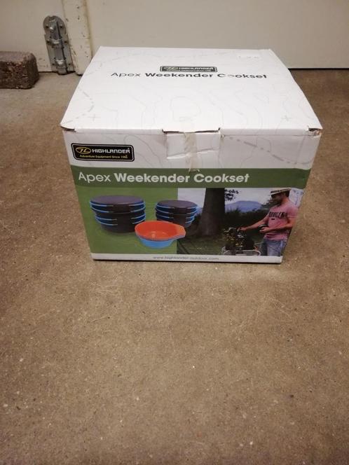 De Highlander Apex Weekender Camping Cookset 8 delig, Caravans en Kamperen, Kampeeraccessoires, Nieuw, Ophalen of Verzenden