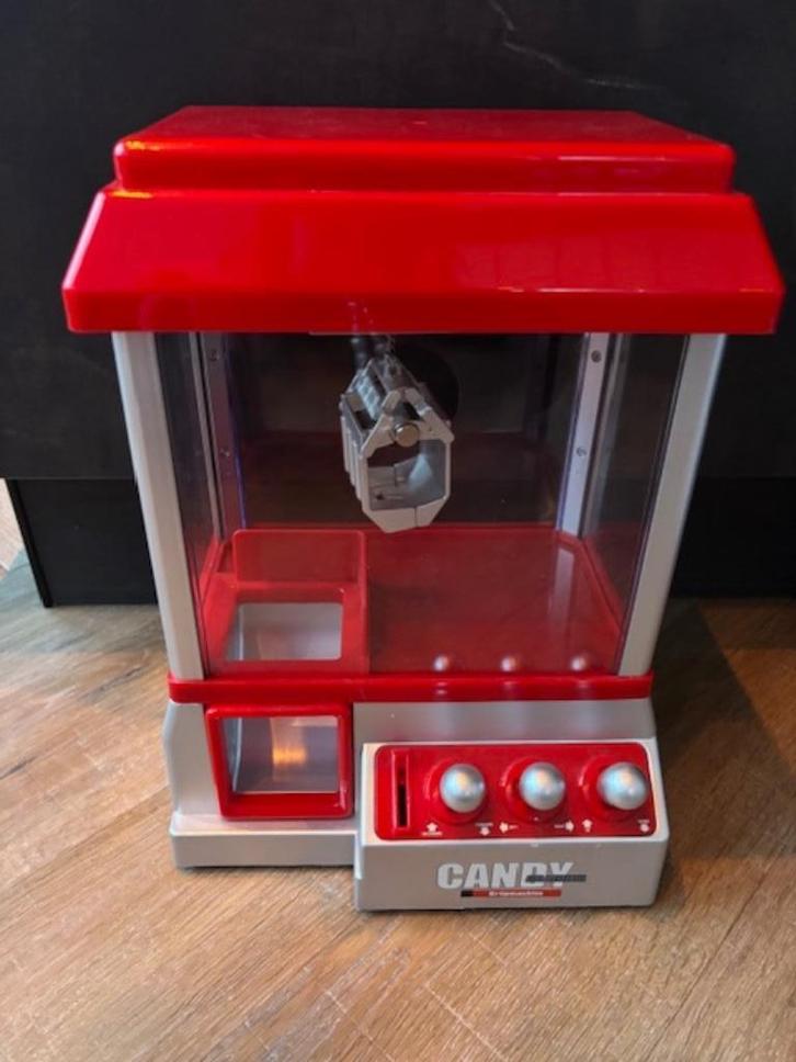 TE KOOP! Candy grijp snoep automaat met geluid, Z.G.A.N., Hobby en Vrije tijd, Gezelschapsspellen | Bordspellen, Zo goed als nieuw