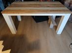 Eettafel acacia hout 160x90 cm, Huis en Inrichting, Tafels | Eettafels, Ophalen, Rechthoekig, 150 tot 200 cm, 50 tot 100 cm