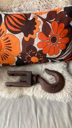 Oude industriele takelhaak hijshaak, Ophalen, Gebruikt