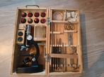 Vintage Libra Biologische Microscoop in Kist, Ophalen of Verzenden, Gebruikt, 400x tot 1000x, Biologische microscoop