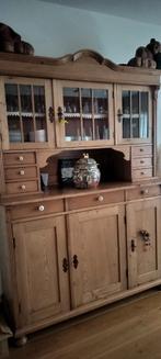 Antieke grenen buffetkast, Huis en Inrichting, Kasten | Buffetkasten, Ophalen, 100 tot 150 cm, 200 cm of meer, Zo goed als nieuw