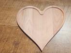 Kaasplankje/borrelplankje in vorm van een hart, Ophalen of Verzenden, Overige materialen, Minder dan 25 cm