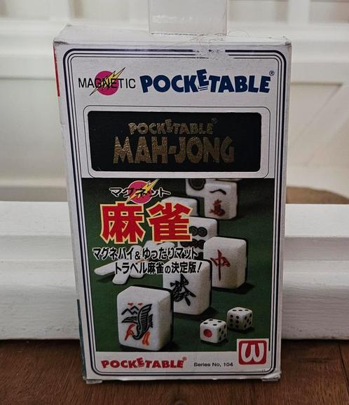 Mahjong- reis in etui.- 1992- Magnetisch- Ook verzenden, Hobby en Vrije tijd, Gezelschapsspellen | Bordspellen, Zo goed als nieuw