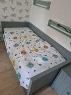 bedbank Nikki met nachtkastje jadegroen, Ophalen, Gebruikt, 50 tot 100 cm, Minder dan 100 cm