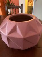 Roze vaas - 13 cm, Ophalen, Gebruikt, Rond, Binnen