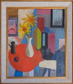 Piet Wiegman (1930-2008) - Stilleven met bloemen, Ophalen