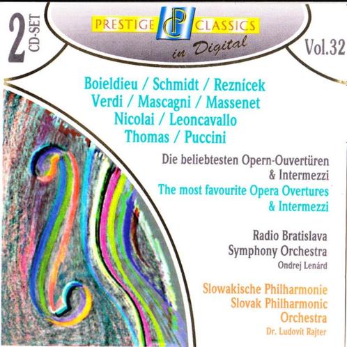 1130 - THE MOST FAVOURITE OPERA OVERTURES & INTERMEZZI NIEUW, Cd's en Dvd's, Cd's | Klassiek, Nieuw in verpakking, Opera of Operette