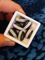 Ingelegde onyx met agaat cabochons ovaal 5, Ophalen of Verzenden