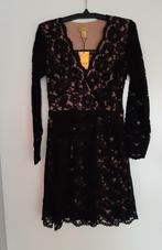 Kerst zwart kanten jurkje katoen viscose!, H&M, Verzenden, Zwart, Nieuw