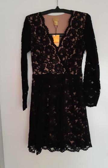 Kerst zwart kanten jurkje katoen viscose! beschikbaar voor biedingen