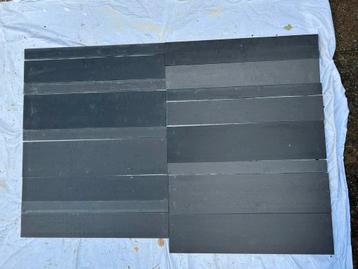 Wandtegels 4m2, mix antraciet, grijs, zwart, 5, 10 en 15x60 beschikbaar voor biedingen