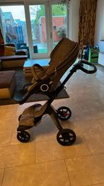 Stokke V5 Xplory, Kinderen en Baby's, Kinderwagens en Combinaties, Gebruikt, Ophalen of Verzenden, Combiwagen, Verstelbare duwstang