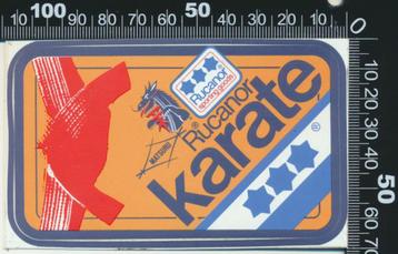 Sticker: Rucanor - Sporting goods - Karate beschikbaar voor biedingen
