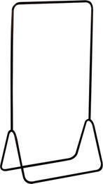 Zwart metalen kledingrek - 80x44x145 cm, Ophalen, Gebruikt