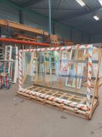 Kunststof Vast kozijn  b288,5 x h170 cm Crème   -2254-, Niet ingevuld, Kunststof, Niet ingevuld, Ophalen of Verzenden