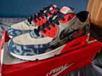 Nike air max 90 washed denim us 10 eu 44 infrared bleached, Ophalen, Nike, Sneakers of Gympen, Gedragen