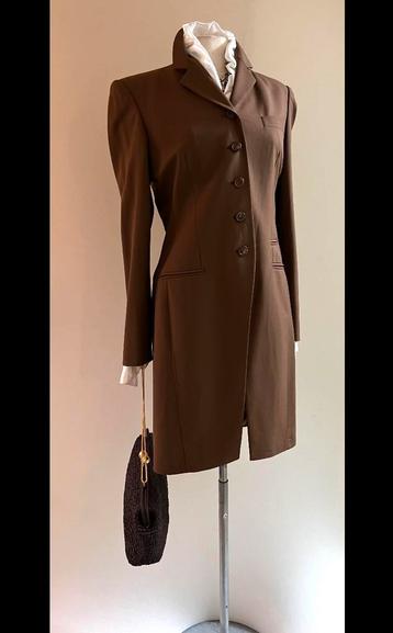 Pauw 1 36/38 wollen lange blazer cognac bruin beschikbaar voor biedingen