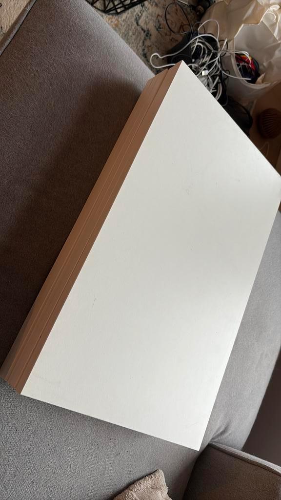 Ikea besta plank wit (5stuks), Huis en Inrichting, Kasten | Televisiemeubels, Gebruikt, Minder dan 100 cm, 50 tot 100 cm, 25 tot 50 cm