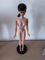 Barbie vintage swirl donkerbruine/ zwarte haren., Ophalen of Verzenden, Gebruikt, Fashion Doll