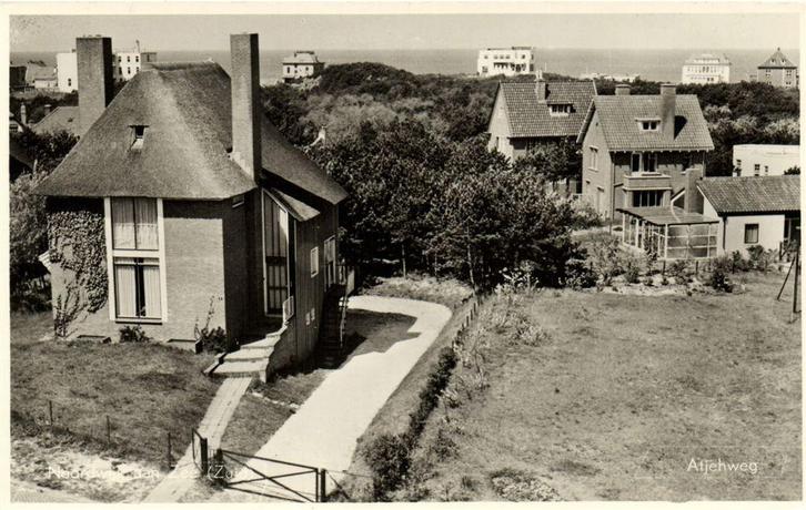 Noordwijk aan Zee [Zuid] - Atjehweg - ongelopen, Verzamelen, Ansichtkaarten | Nederland, Ongelopen, Noord-Brabant, 1920 tot 1940
