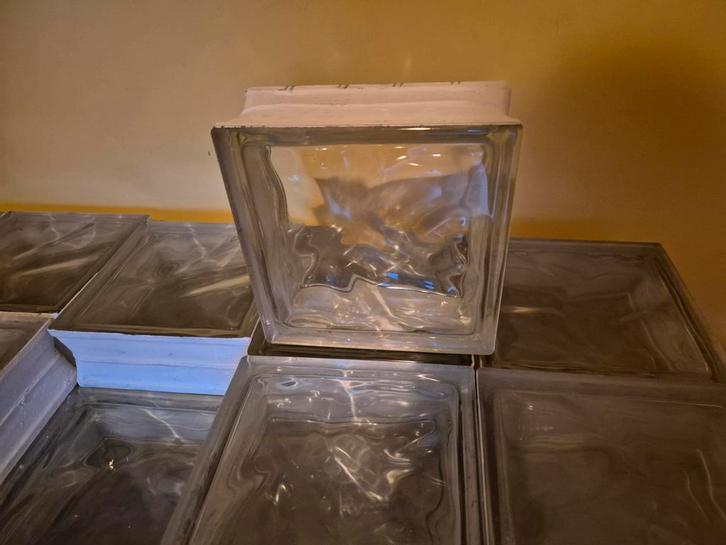 Glazen bouwstenen - Nieuwstaat, Doe-het-zelf en Verbouw, Metselstenen, Zo goed als nieuw, Overige typen, Ophalen