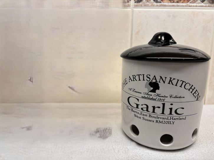 Garlic(Knoflook) Pot The Artisan Kitchen, Antiek en Kunst, Curiosa en Brocante, Ophalen of Verzenden