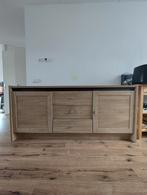 Houten Dressoir met Lades en Deuren, Ophalen, Eikenhout, 150 tot 200 cm, Zo goed als nieuw