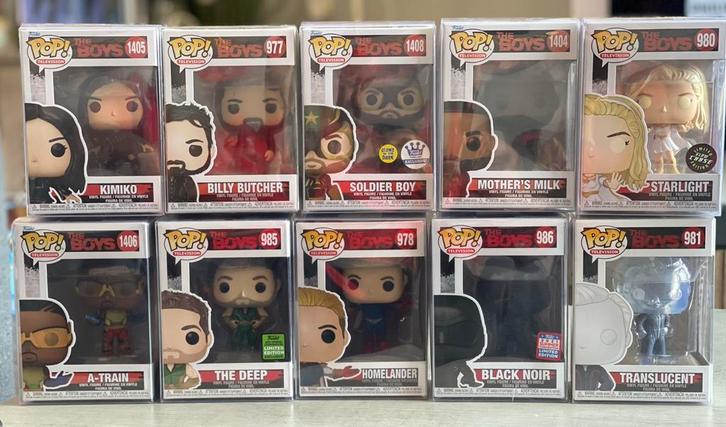 The Boys Funko Pop Collectie (zeldzaam), Verzamelen, Poppetjes en Figuurtjes, Zo goed als nieuw, Ophalen of Verzenden