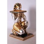 Egyptian Tutankhamun Kneeling Tray beeld Hoogte 93 cm, Verzamelen, Beelden en Beeldjes, Nieuw, Ophalen