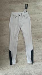 Nieuwe witte QHP rijbroek maat 164 met steentjes, Dieren en Toebehoren, Paardrijkleding, Ophalen of Verzenden, Zo goed als nieuw