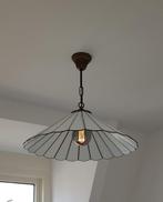 Glas-in-loodlamp in Tiffany-stijl, Huis en Inrichting, Lampen | Plafondlampen, Ophalen of Verzenden, Zo goed als nieuw, Glas, Tiffany-stijl lamp
