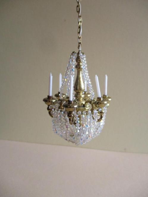 poppenhuis mooi omgebouwde Bodo Hennig lamp werkend, Verzamelen, Poppenhuizen en Toebehoren, Zo goed als nieuw, Decoratie, Ophalen of Verzenden