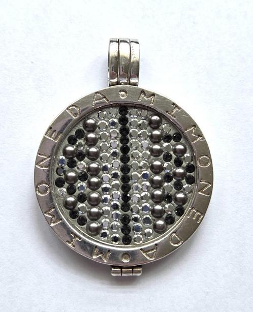 MI MONEDA zilveren (925) MAAT L hanger / pendant + 1 munt, Sieraden, Tassen en Uiterlijk, Kettinghangers, Zo goed als nieuw, Zilver