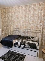 1 pers bed, inclusief matras., Huis en Inrichting, Slaapkamer | Bedden, Ophalen, Gebruikt, 90 cm, Eenpersoons