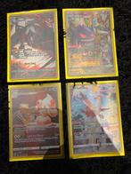4 full art pokemon kaarten, Ophalen of Verzenden, Zo goed als nieuw, Meerdere kaarten, Foil