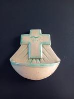 Vintage zeldzaam wijwaterbakje keramiek ,uit tegelen., Antiek en Kunst, Ophalen of Verzenden